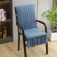 Non-Slip Office Chair Cover with Integrated Cushion, Thickened Boss Chair Protector