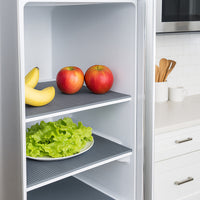 Washable Silicone Cabinet Drawer Liner, Non-Slip Refrigerator Shelf Mat, Mildew-Proof Layer Protector