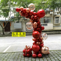 Engagement Wedding Burgundy Balloon Arch Kit for Birthday Anniversary Event Decoration