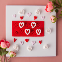 Mini Heart Polymer Clay Earring Molds Geometric Pendant Cutting Dies Set for DIY Jewelry Making
