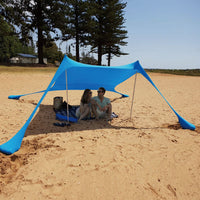 Portable Beach Tent Sun Shelter with UV Protection for Outdoor Camping Fishing