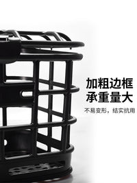 Bicycle Front Basket for Mountain and Road Bikes, Handlebar Mounted Storage Basket