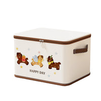 Foldable Large Capacity Dustproof Clothes Storage Box with Lid for Wardrobe Organization