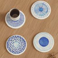 Japanese Diatomaceous Earth Coasters for Drinks, Absorbent and Quick-Drying Tabletop Heat Insulation Mats