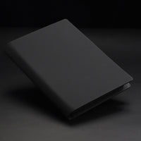 A5 PU Leather Loose-Leaf Notebook with Black Cardboard Pages, Creative Business Organizer