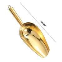Thickened Stainless Steel Ice Scoop for Supermarkets and Multi-functional Use