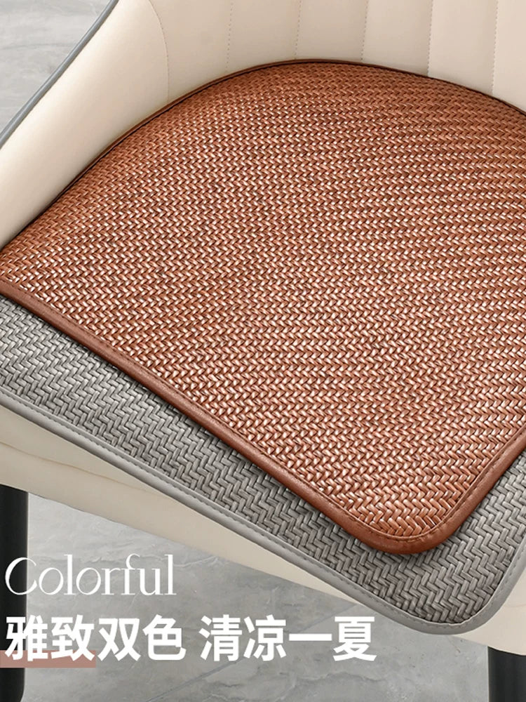 Summer Rattan Dining Chair Cushion Breathable Cool Seat Pad for Dining Table Chairs