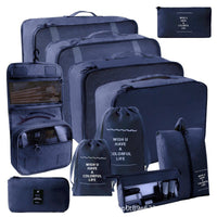 Portable Large Capacity Travel Storage Bag Set with Hanging Toiletry Bag