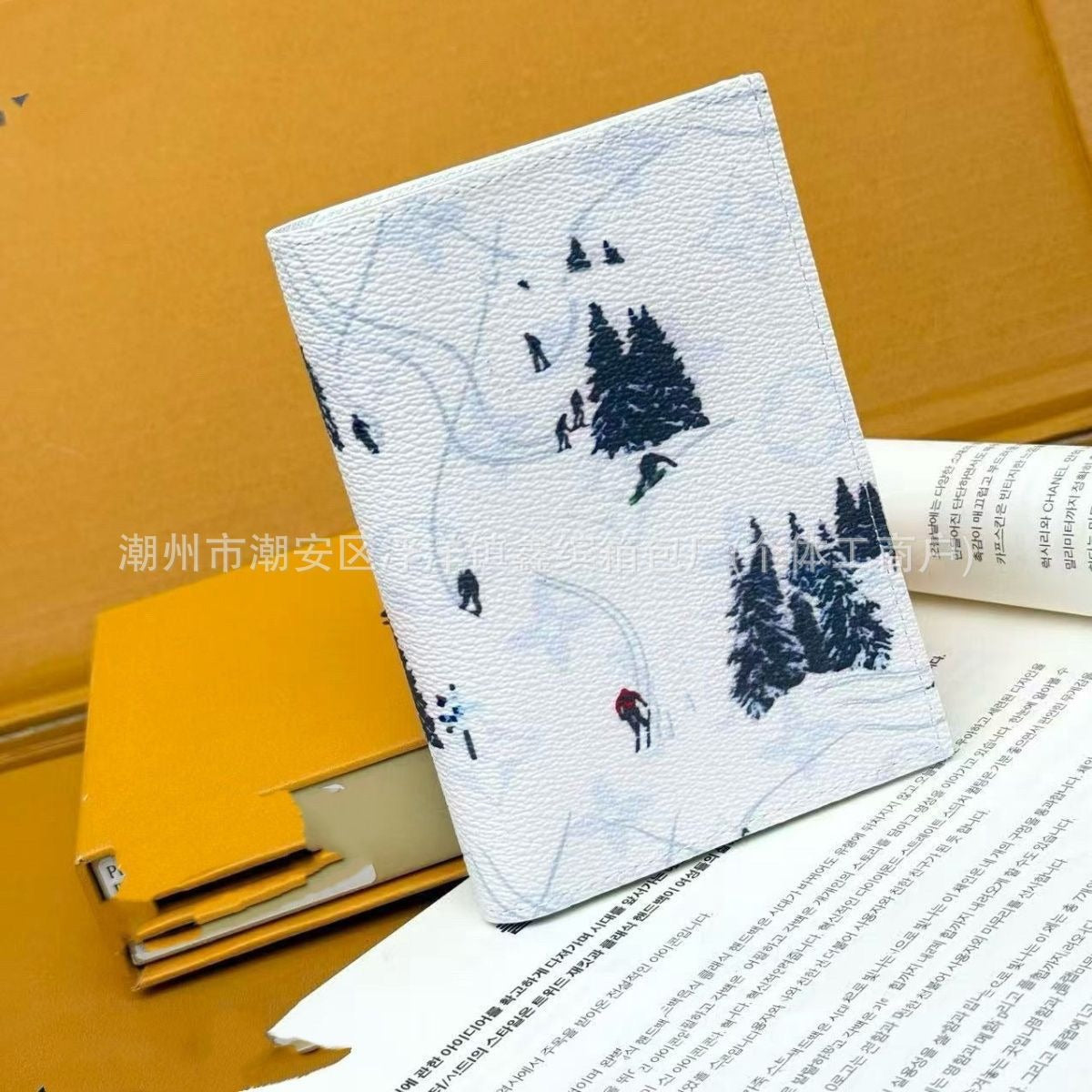 Travel Passport Holder Wallet with Card Slots, Slim Bi-fold Design