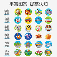 Kids Projector Flashlight Toy with 8-20 Themes, Early Education Story Machine & Starry Sky Lamp, Gift for Boys & Girls