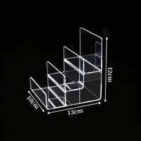 Acrylic Tiered Display Stand for Sunglasses, Wallets, and Small Items