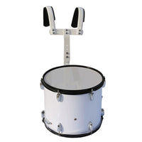 Marching Snare Drum Set with Stand and Accessories, 14-18 Inch High-Cavity Percussion Instrument for Bands and Performances