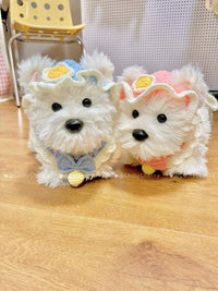 ChillyCherry Handmade Crocheted Pet Bib and Hat Set for Cats and Dogs