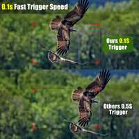 Outdoor Infrared Trail Camera with Night Vision, Waterproof Motion Sensor for Wildlife Monitoring