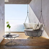 Outdoor Leisure Hanging Chair Swing for Balcony Courtyard Garden, Waterproof Sunscreen Bird's Nest Creative Lazy Chair