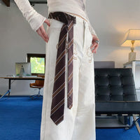 Women's Versatile Printed Necktie Waist Belt for Fashion and Performance
