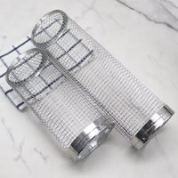 304 Stainless Steel BBQ Roasting Basket for Outdoor Grilling