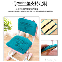 Kids Memory Foam Seat Cushion with Backrest for Posture Support