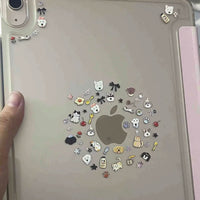 Cute Cartoon Cat Dog Decorative Stickers for iPad Phone Cases, Student DIY Decals