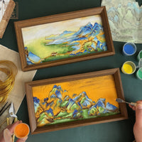 中国十大名画非遗掐丝珐琅diy手工制作材料王希孟千里江山景泰蓝
