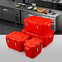 Stainless Steel Insulated Cooler Box for Outdoor Camping, Large Capacity Portable Food Warmer and Cooler