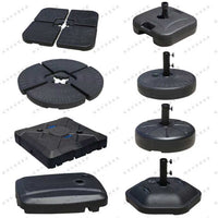 Outdoor Umbrella Base Water/Sand Filled Weight for Cantilever & Center Pole Umbrellas