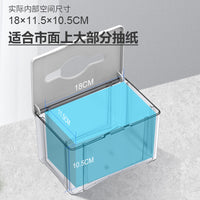 Commercial Countertop Tissue Box with Spring, Large Capacity Dispenser for Restaurants