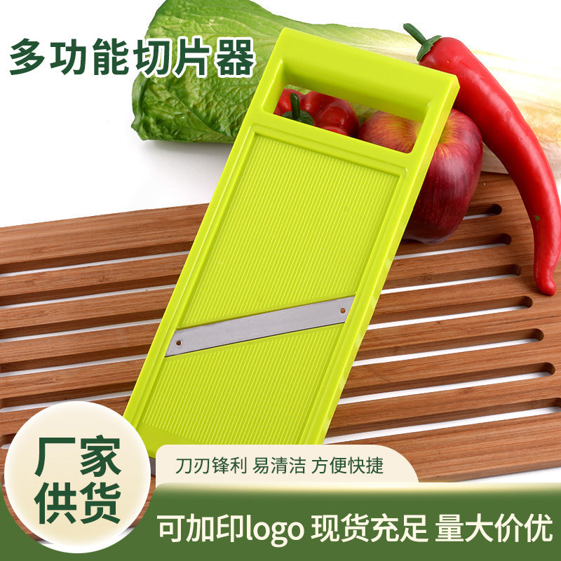 Multifunctional Handheld Stainless Steel Vegetable Slicer for Kitchen