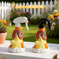 Cartoon Star Man Press-Type Mini Spray Bottle for Gardening and Disinfection