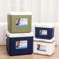 Portable Insulated Cooler Box for Outdoor Picnics, Fishing, Food Preservation, and Breast Milk Storage
