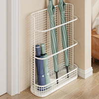 Wall-Mounted Umbrella Holder with Drip Tray for Home and Commercial Use