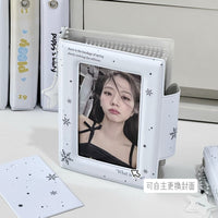 INS Snowflake PVC 3-inch Photocard Holder Album for Kpop Idols & Instax Mini