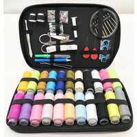 Portable Sewing Kit with Storage Box, 98-Piece Household Needle and Thread Set for Travel and Home Use