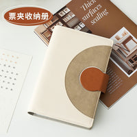 Deposit Slip Organizer Book with Magnetic Closure for Cash Management and Bank Passbooks