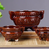 Ceramic Incense Burner for Worship and Home Decor