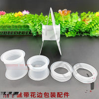 Paper Spool with Plastic Core for Ribbon and Lace Winding, Bobbin for Crafting and DIY Projects