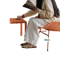 Outdoor Patio Table and Chair Set, Waterproof Sun-Proof Leisure Backrest Chairs for Garden Balcony Rest Area