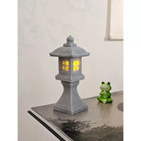 Miniature Japanese Stone Lantern Ornament for Micro Landscape Aquarium Bonsai Decor