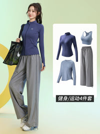 Women's Zip-Up Running Jacket, Long-Sleeve Slimming Quick-Dry Workout Fitness Tennis Wear
