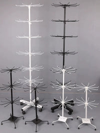 Jewelry Display Stand with Colorful Rope for Necklaces, Pendants, and Keychains