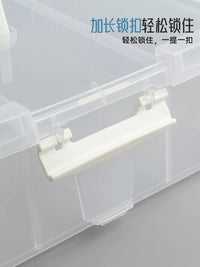 Quilling Paper Storage Box & Tool Kit for Students, Large Capacity Multi-functional Organizer with Handle