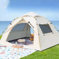 Portable Automatic Pop-Up Camping Tent for Outdoor Overnight Trips, Waterproof & Durable