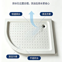 Acrylic Shower Base Rectangular Non-slip Shower Tray for Bathroom