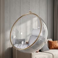 Acrylic Bubble Hanging Chair Indoor Outdoor Swing Basket Nordic Balcony Leisure Chair