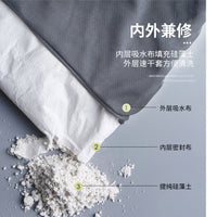 Diatomaceous Earth Bath Mat Super Absorbent Non-Slip Soft Bathroom Floor Mat