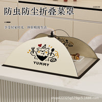 Foldable Food Cover Tent for Dining Table, Anti-Fly Dustproof Leftover Food Protector
