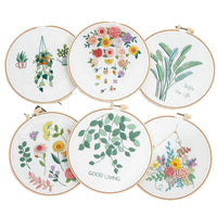 DIY Embroidery Kit for Beginners - Ribbon, Cross Stitch, or Punch Needle Craft Set