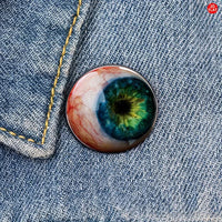 Realistic Eyeball Monster Eye Brooch Pin for Fashion & Costume Parties