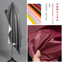 Matte Stretch Faux Leather Fabric for Apparel and Upholstery
