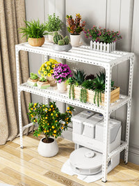 Iron Art Plant Stand for Potted Plants and Greenery, Customizable Multi-tier Storage Rack for Balcony and Garden